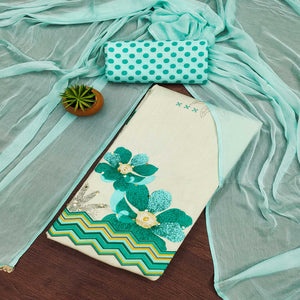 grey-green-floral-printed-pure-cotton-dress-material