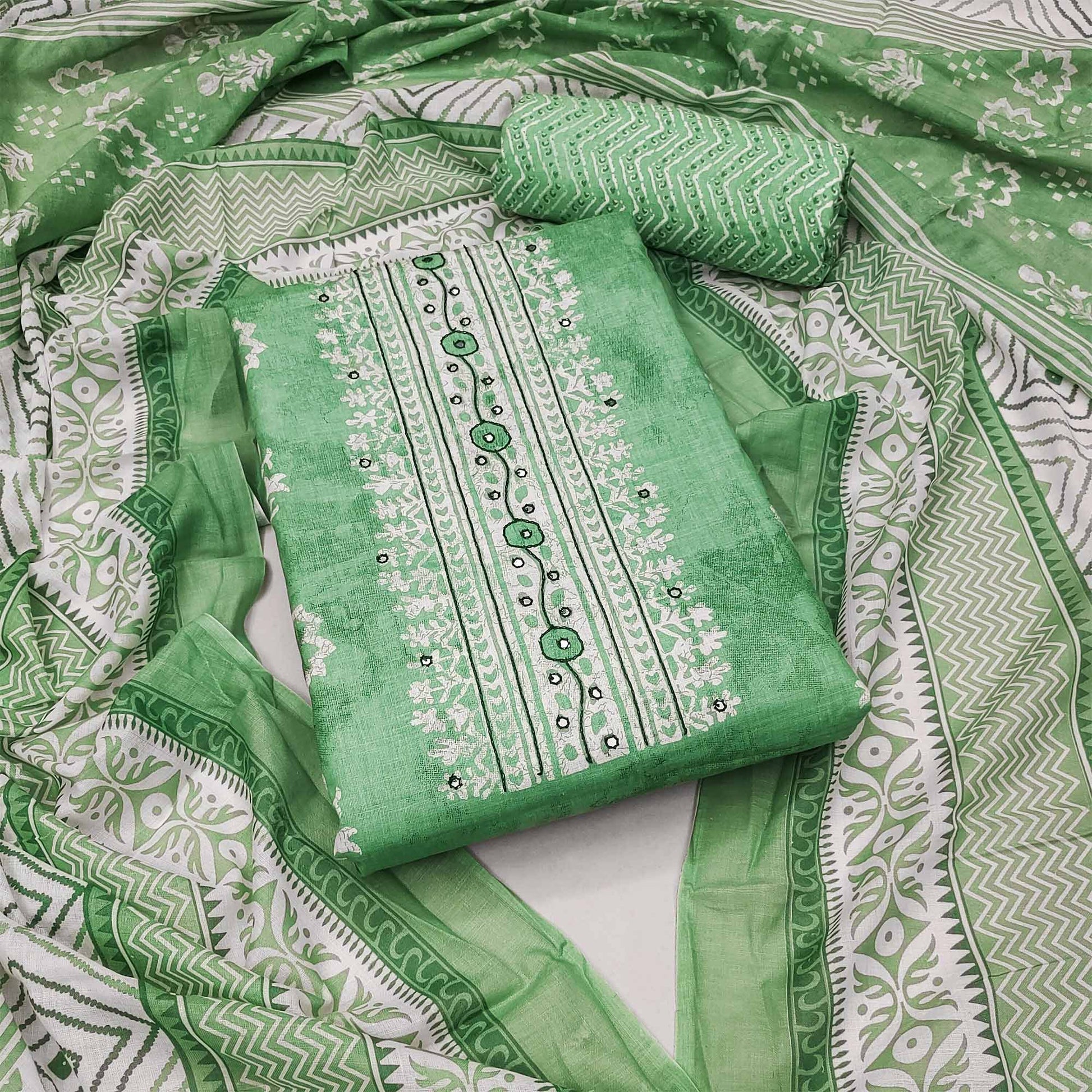 green-printed-with-embroidery-pure-cotton-dress-material-2