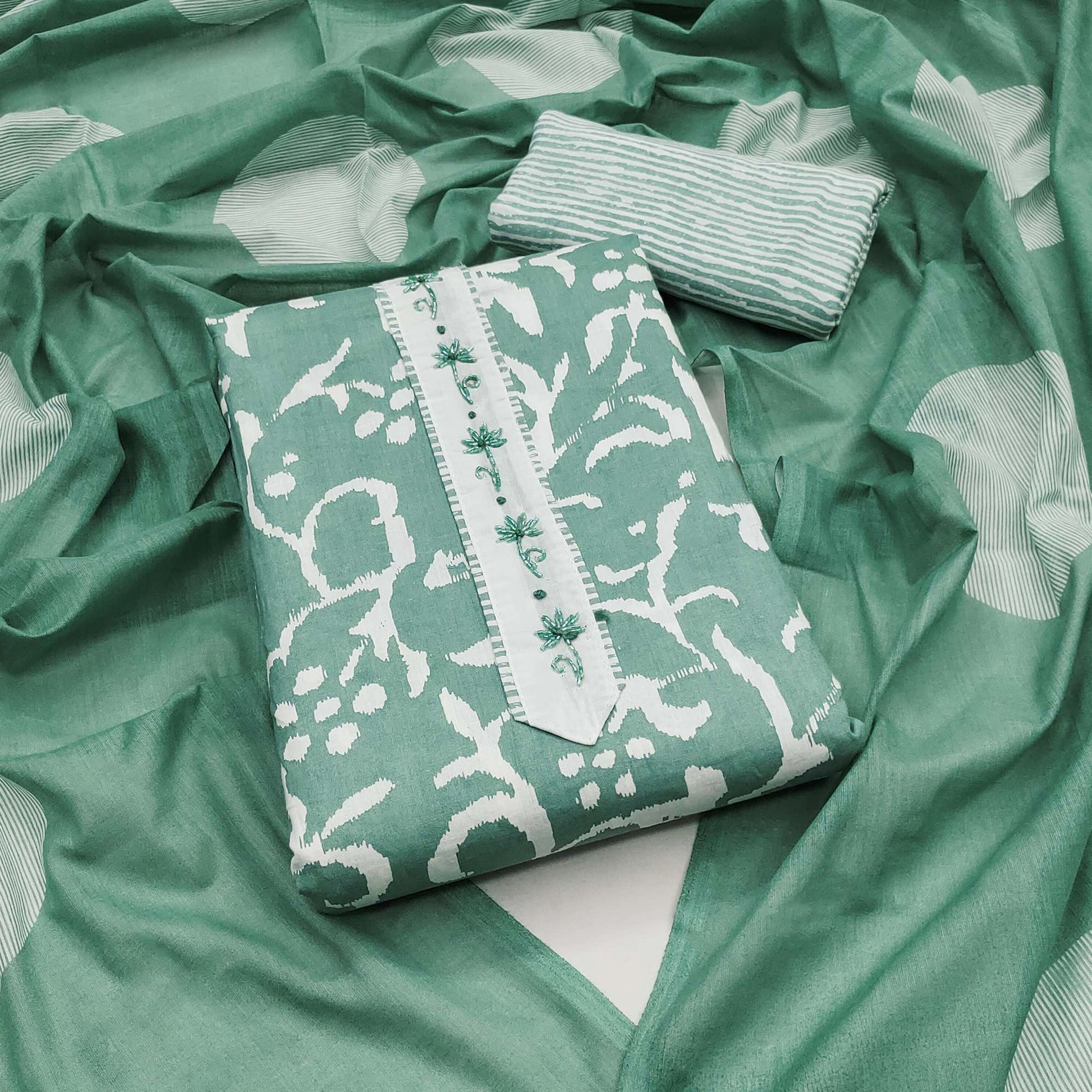 green-printed-with-handwork-pure-cotton-dress-material-4