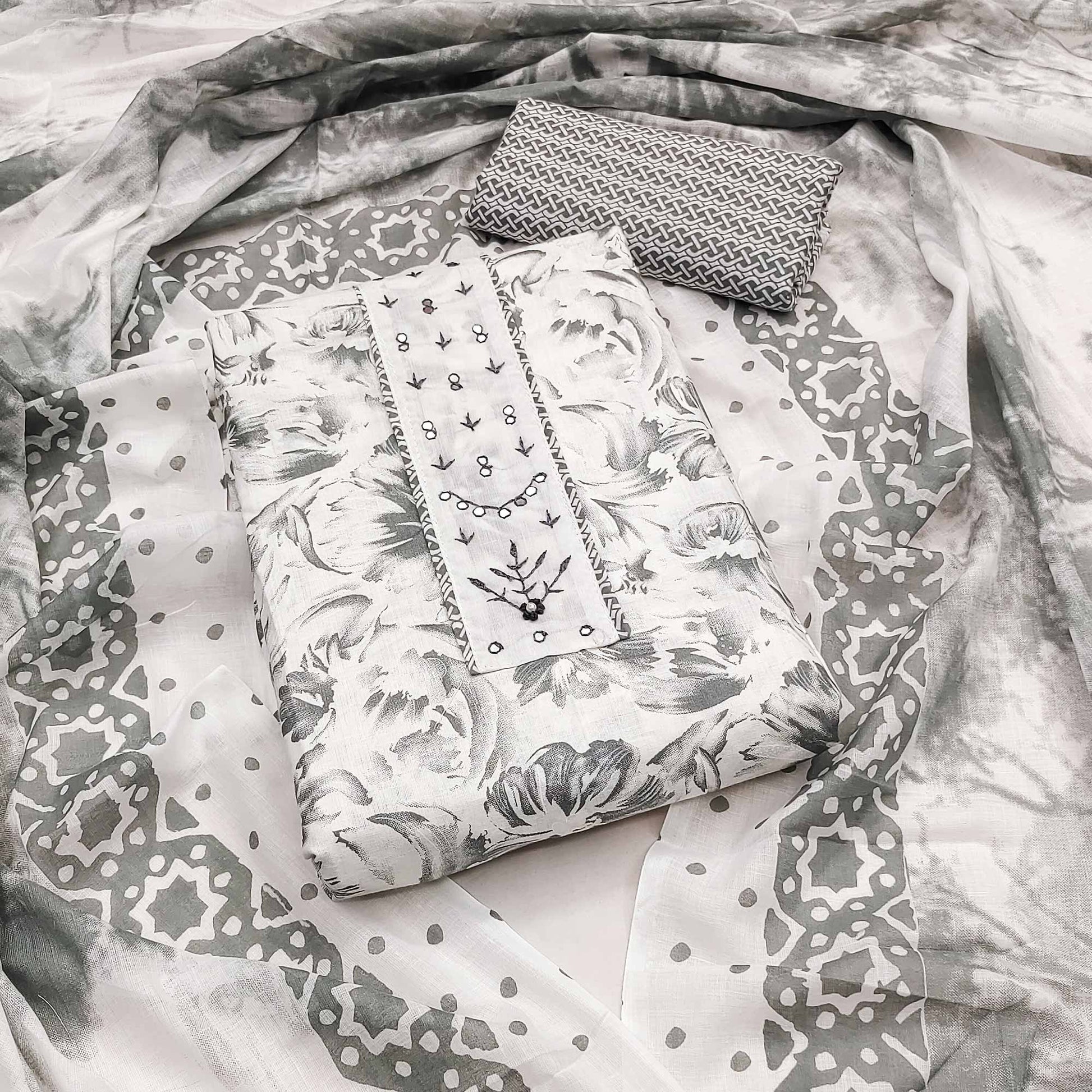 grey-floral-printed-with-embroidery-pure-cotton-dress-material