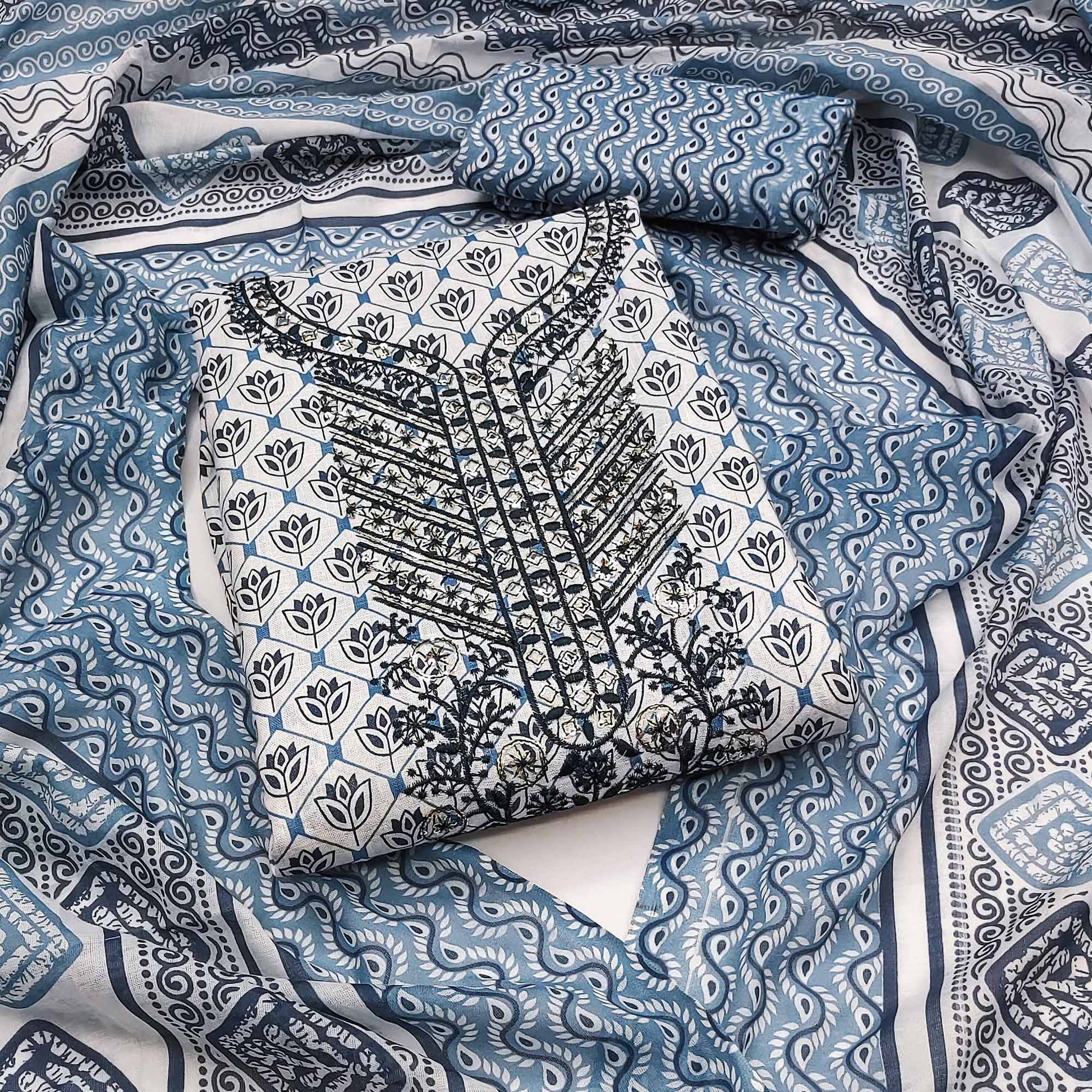 grey-floral-printed-with-sequins-embroidered-pure-cotton-dress-material