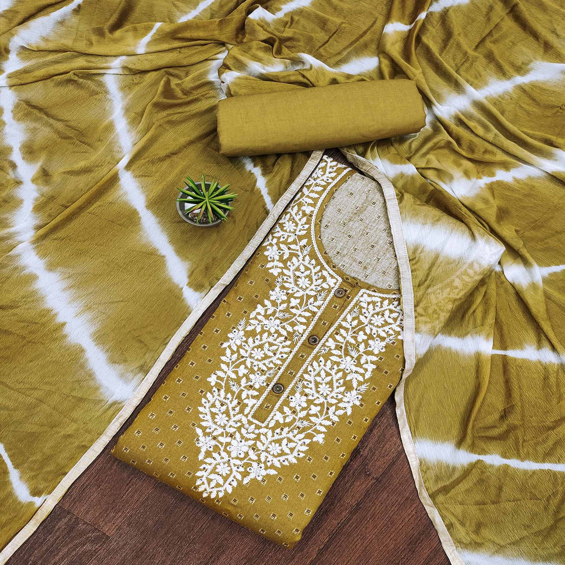 green-printed-with-embroidery-pure-cotton-dress-material