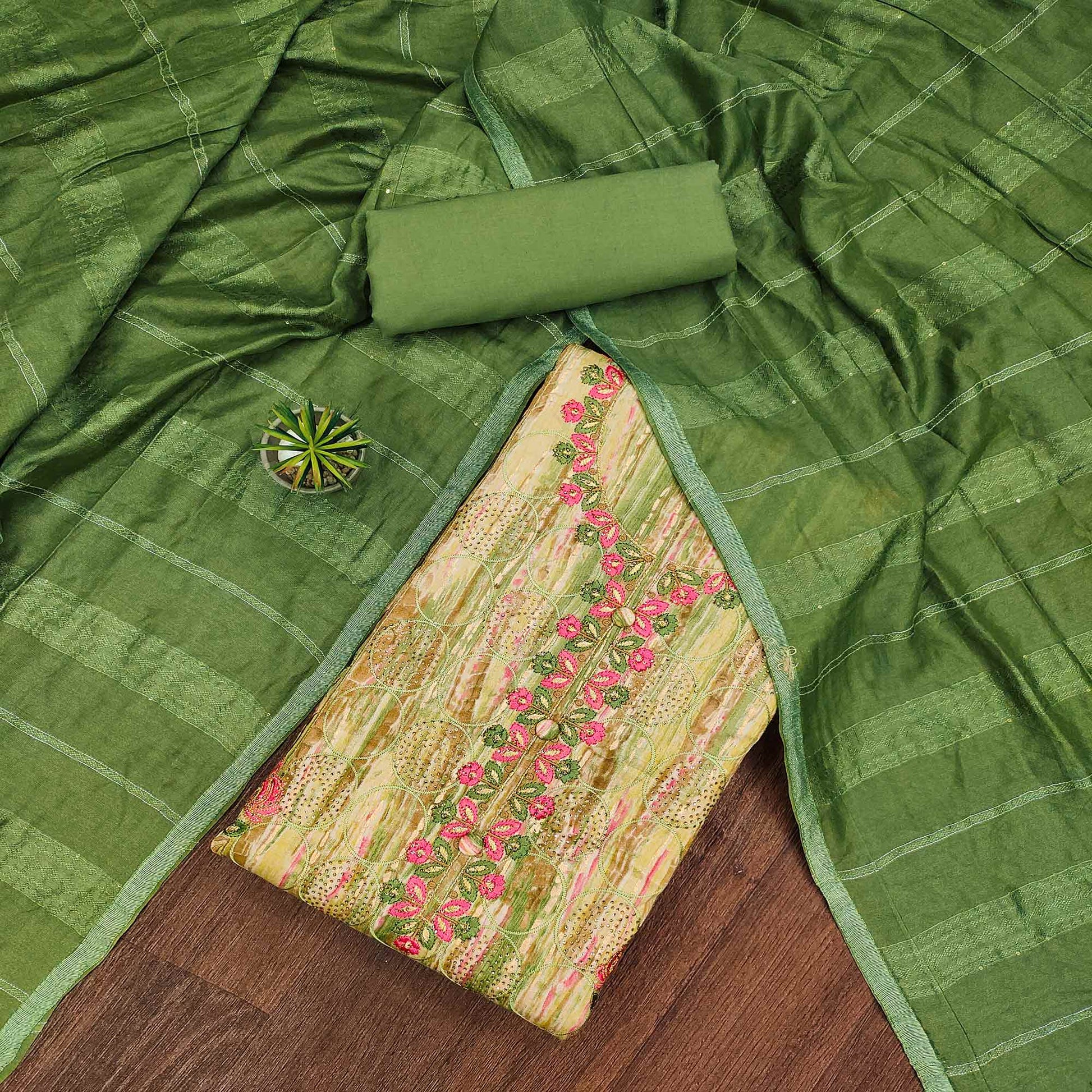 green-printed-with-embroidered-pure-cotton-dress-material