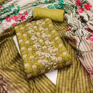 green-floral-printed-with-embroidery-pure-cotton-dress-material-1