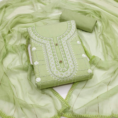 green-sequins-embroidery-chanderi-silk-dress-material