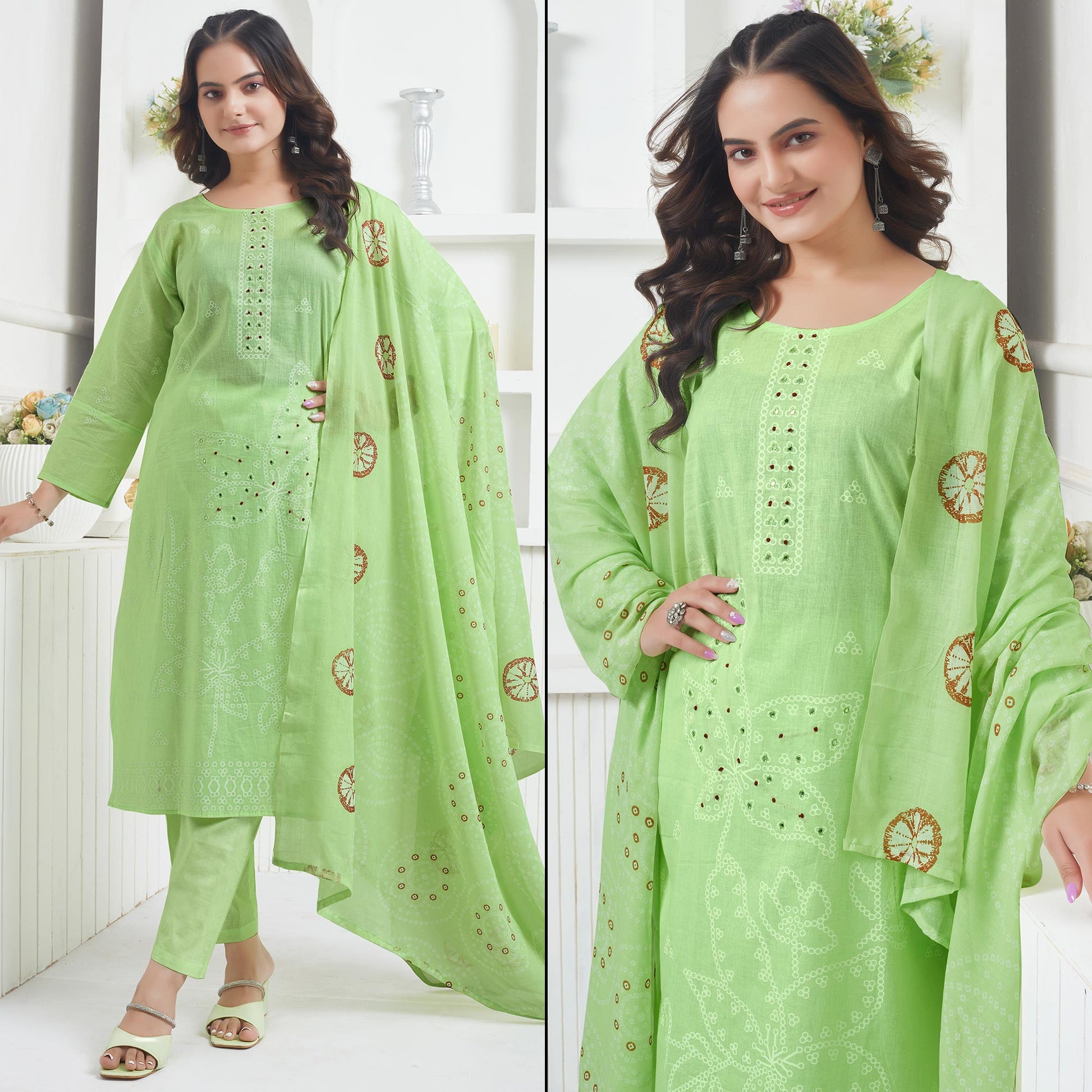 green-printed-pure-cotton-salwar-suit-with-mirror-work
