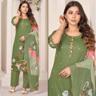 green-floral-printed-pure-cotton-straight-salwar-suit-2