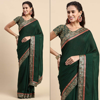 green-solid-vichitra-silk-saree-with-fancy-border-1