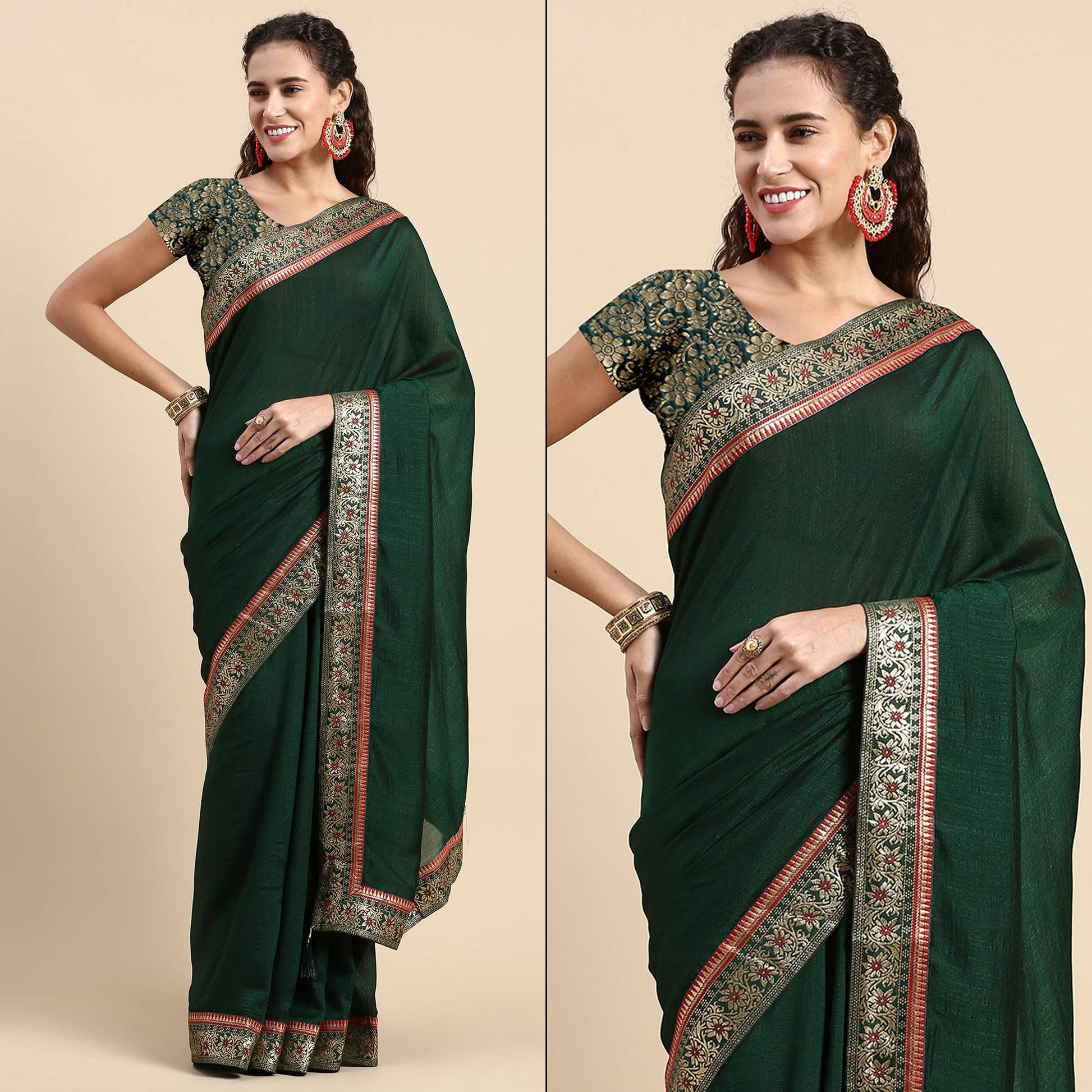 green-solid-vichitra-silk-saree-with-fancy-border-1