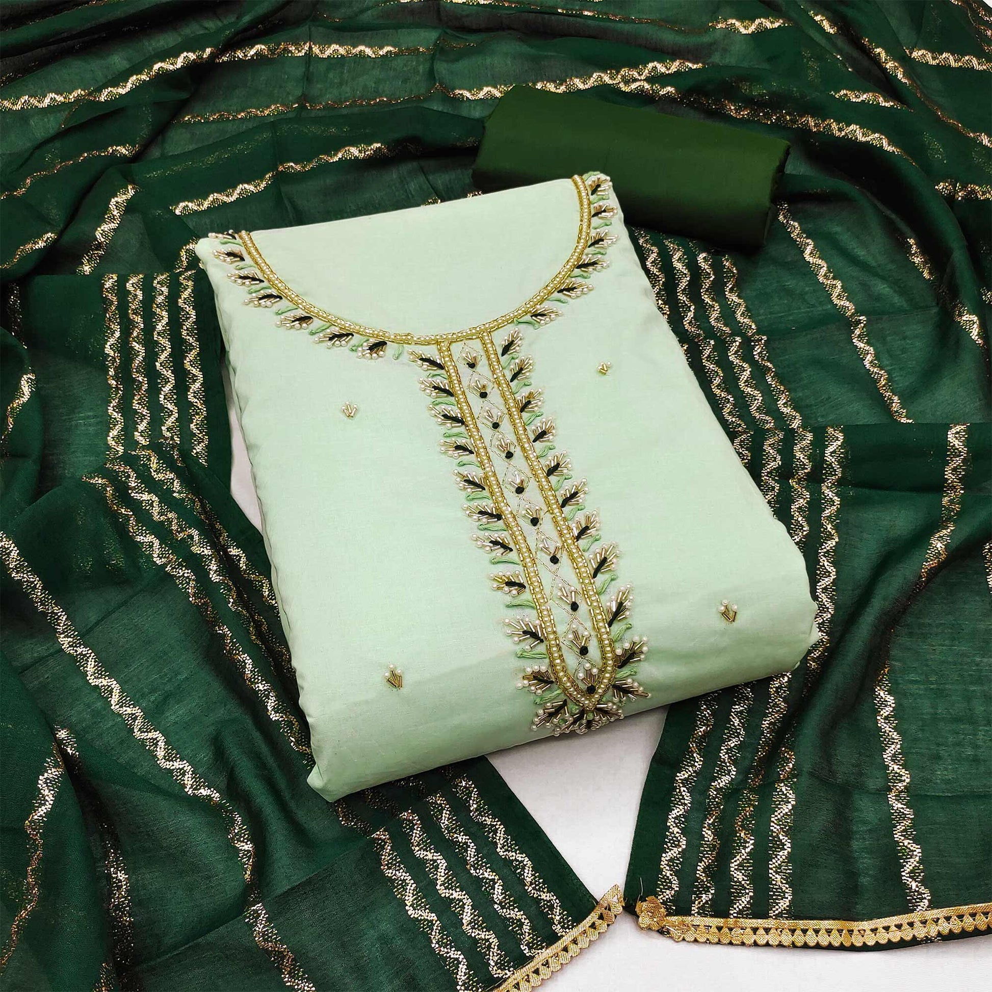green-zardosi-moti-work-pure-cotton-dress-material