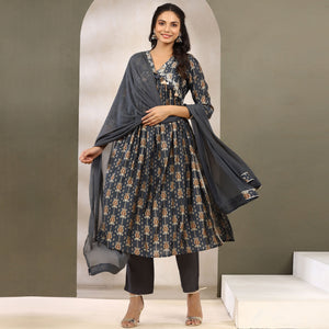 navy-blue-floral-printed-muslin-anarkali-suit