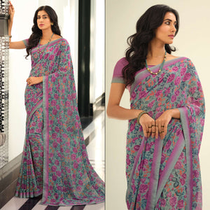 grey-floral-printed-georgette-saree-6
