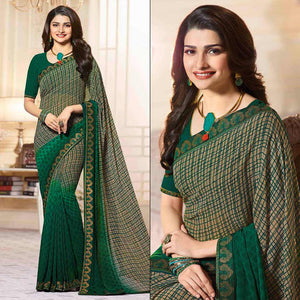 green-printed-georgette-saree-with-lace-border-2