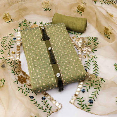 green-printed-chanderi-dress-material