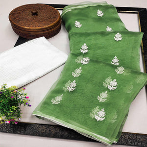 green-floral-embroidered-organza-saree-8