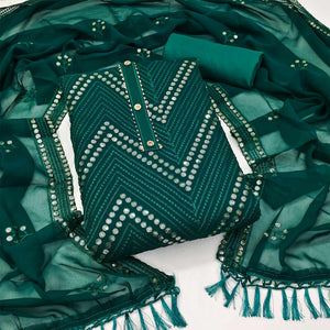green-sequins-embroidered-georgette-dress-material-1