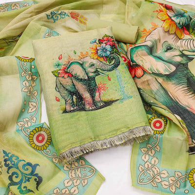 green-digital-printed-tussar-silk-dress-material