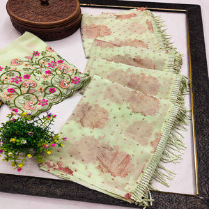 green-floral-printed-georgette-saree-9