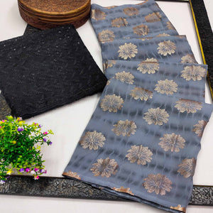 grey-floral-foil-printed-georgette-saree