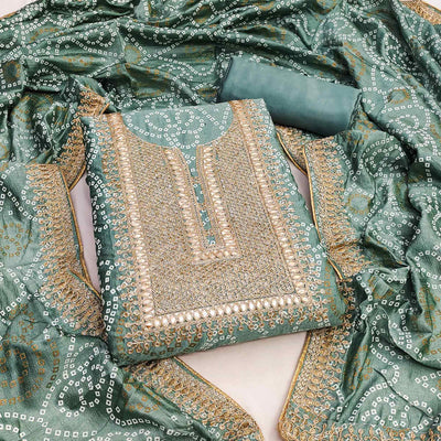 green-bandhani-printed-with-embroidered-vichitra-silk-dress-material