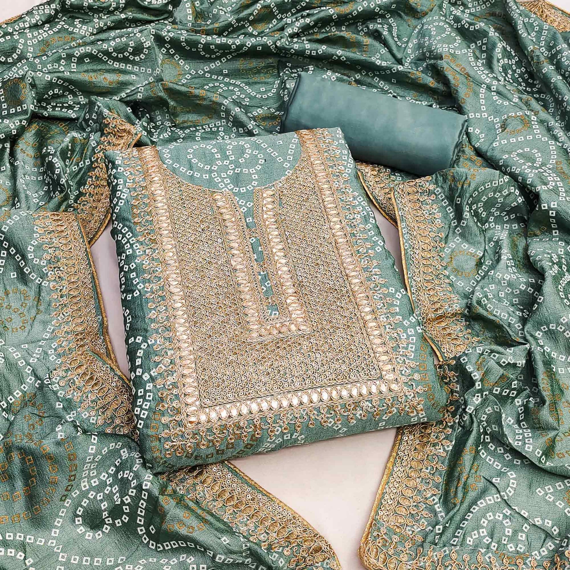 green-bandhani-printed-with-embroidered-vichitra-silk-dress-material