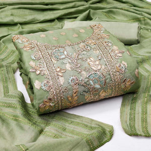 green-woven-jacquard-dress-material-4