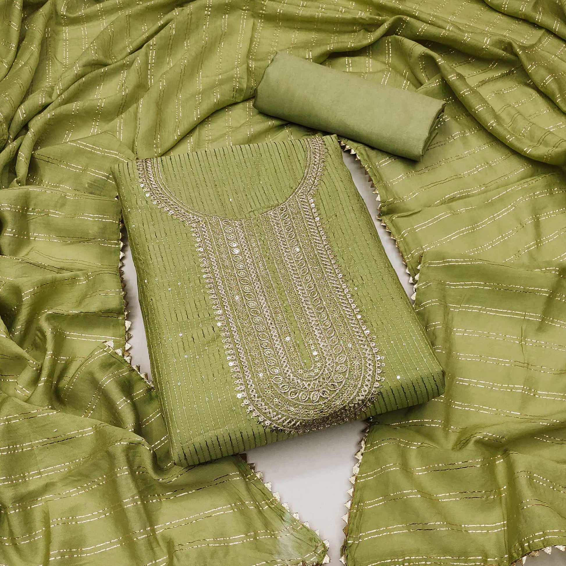 green-embroidered-chanderi-dress-material-9