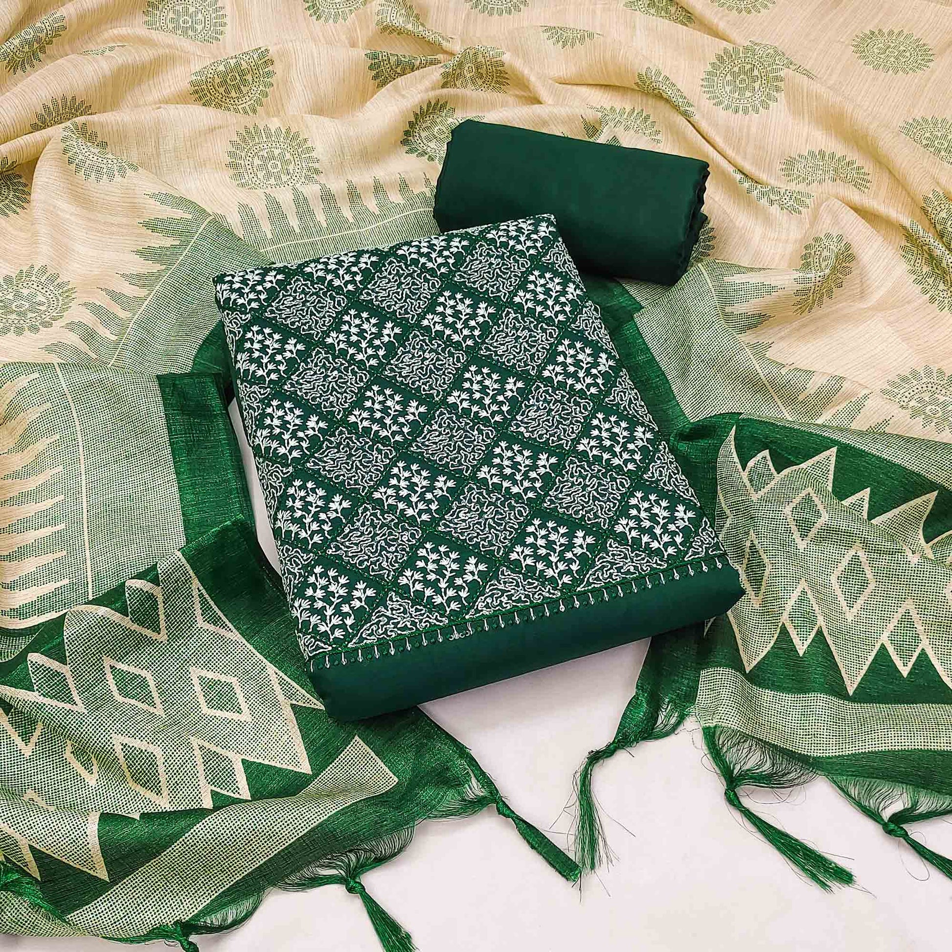 green-embroidered-chinon-dress-material