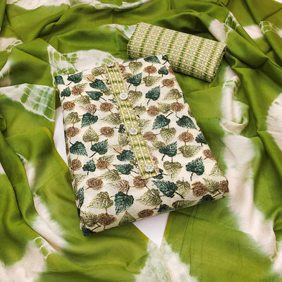 green-foil-printed-cotton-blend-dress-material-3