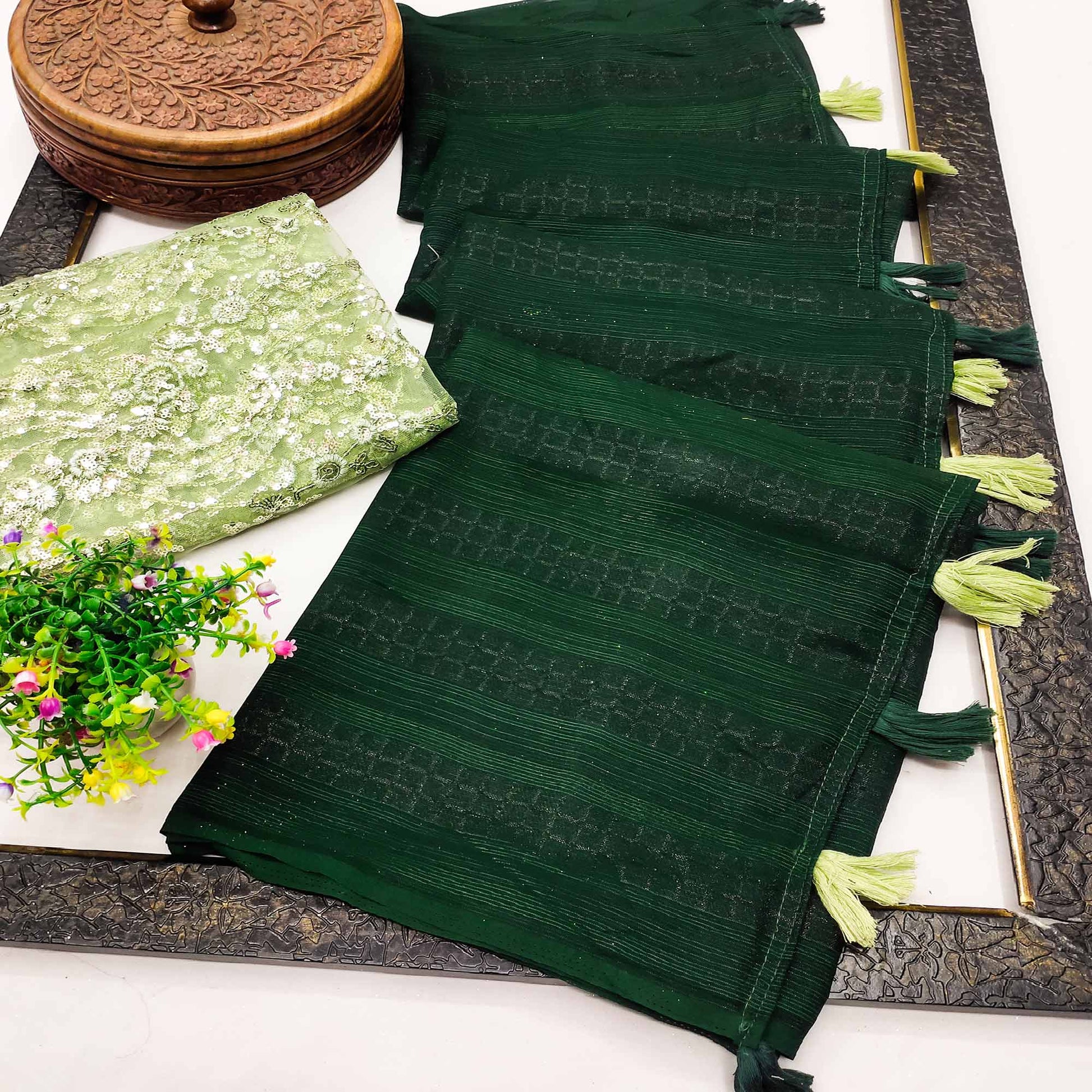 green-woven-art-silk-saree-with-tassels-19