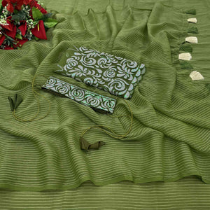 green-striped-woven-art-silk-saree-with-tassels