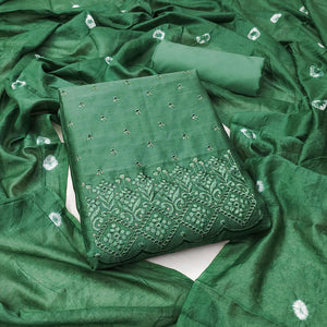 green-embroidered-cotton-blend-dress-material