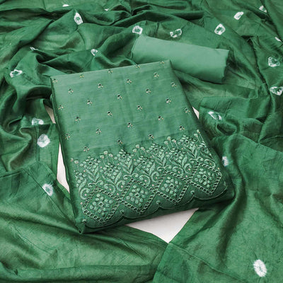 green-embroidered-cotton-blend-dress-material