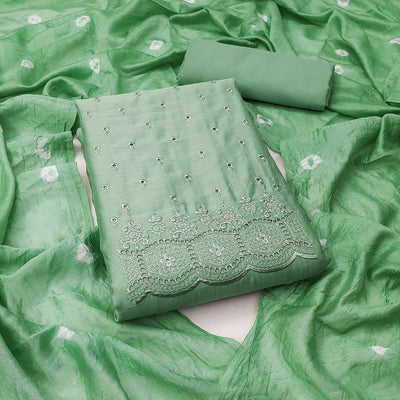green-embroidered-cotton-blend-dress-material-1