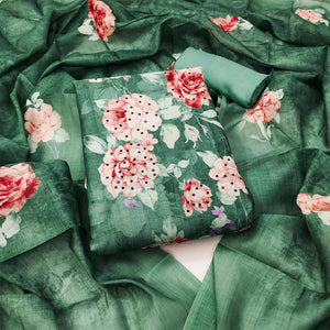 green-floral-printed-chanderi-dress-material-4