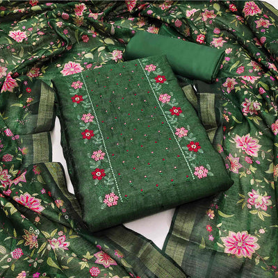 green-embroidered-vichitra-silk-dress-material-2