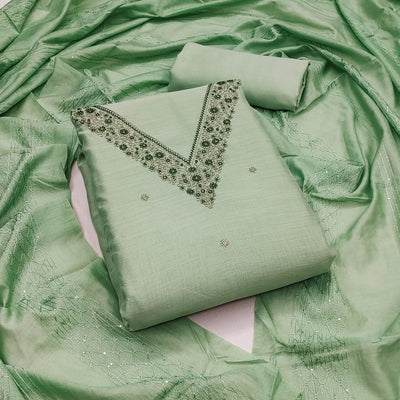 green-embroidered-cotton-blend-dress-material-2