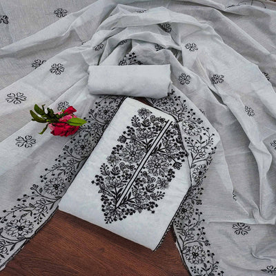 grey-floral-embroidered-chanderi-dress-material-9
