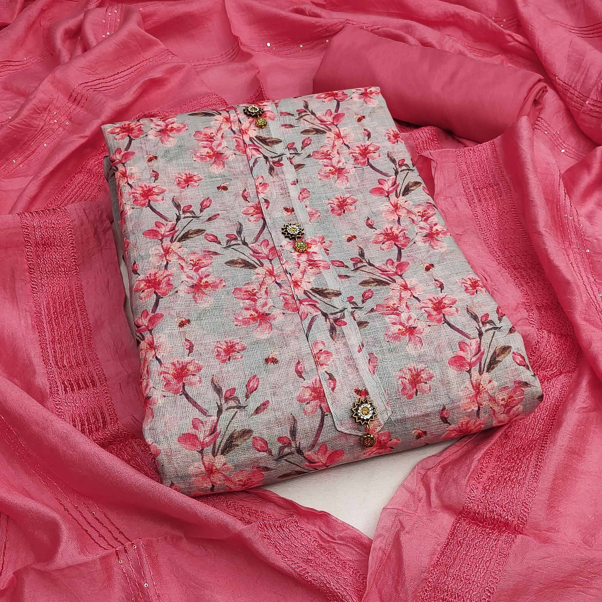 grey-floral-printed-linen-dress-material-2