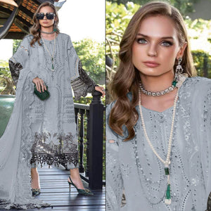 grey-floral-embroidered-georgette-semi-stitched-pakistani-suit-1