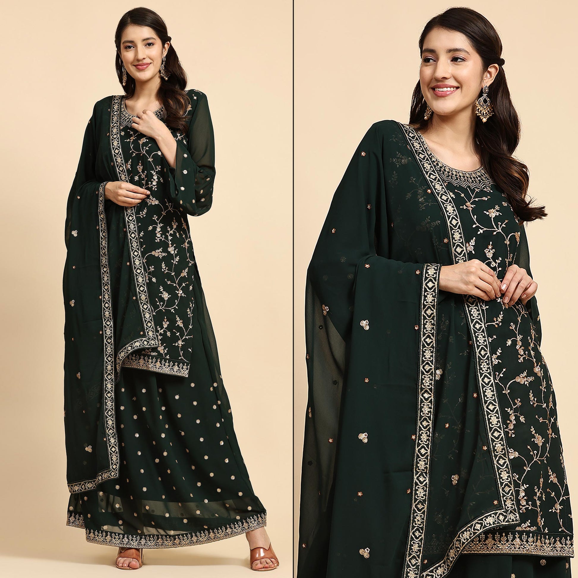 green-floral-embroidered-georgette-semi-stitched-suit-1