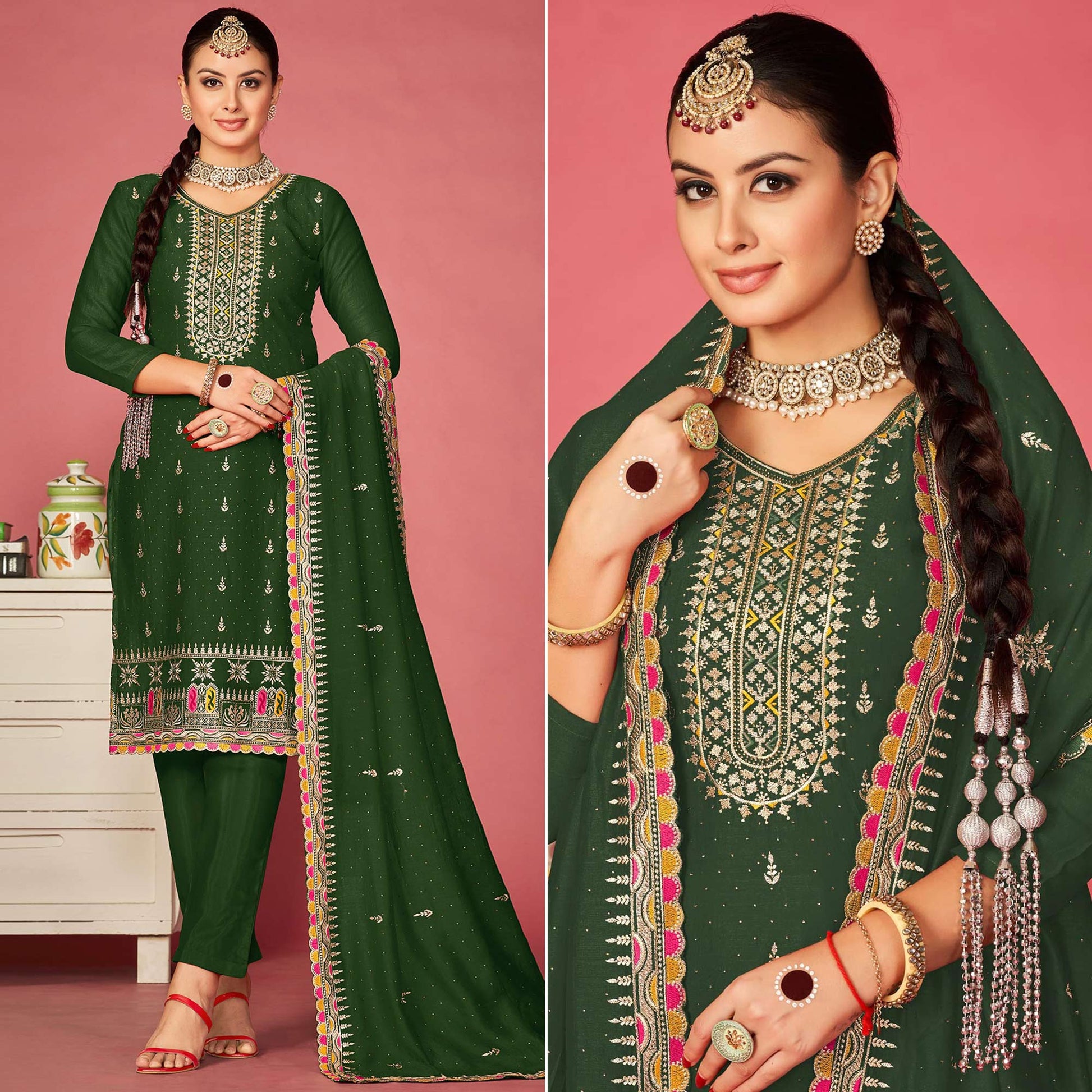 green-embroidered-with-swarovski-vichitra-silk-semi-stitched-suit