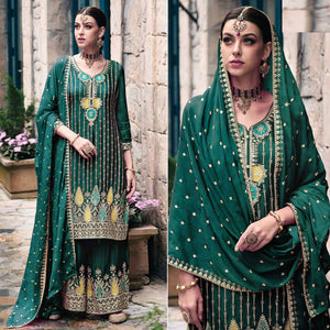 green-floral-embroidered-chinon-semi-stitched-suit