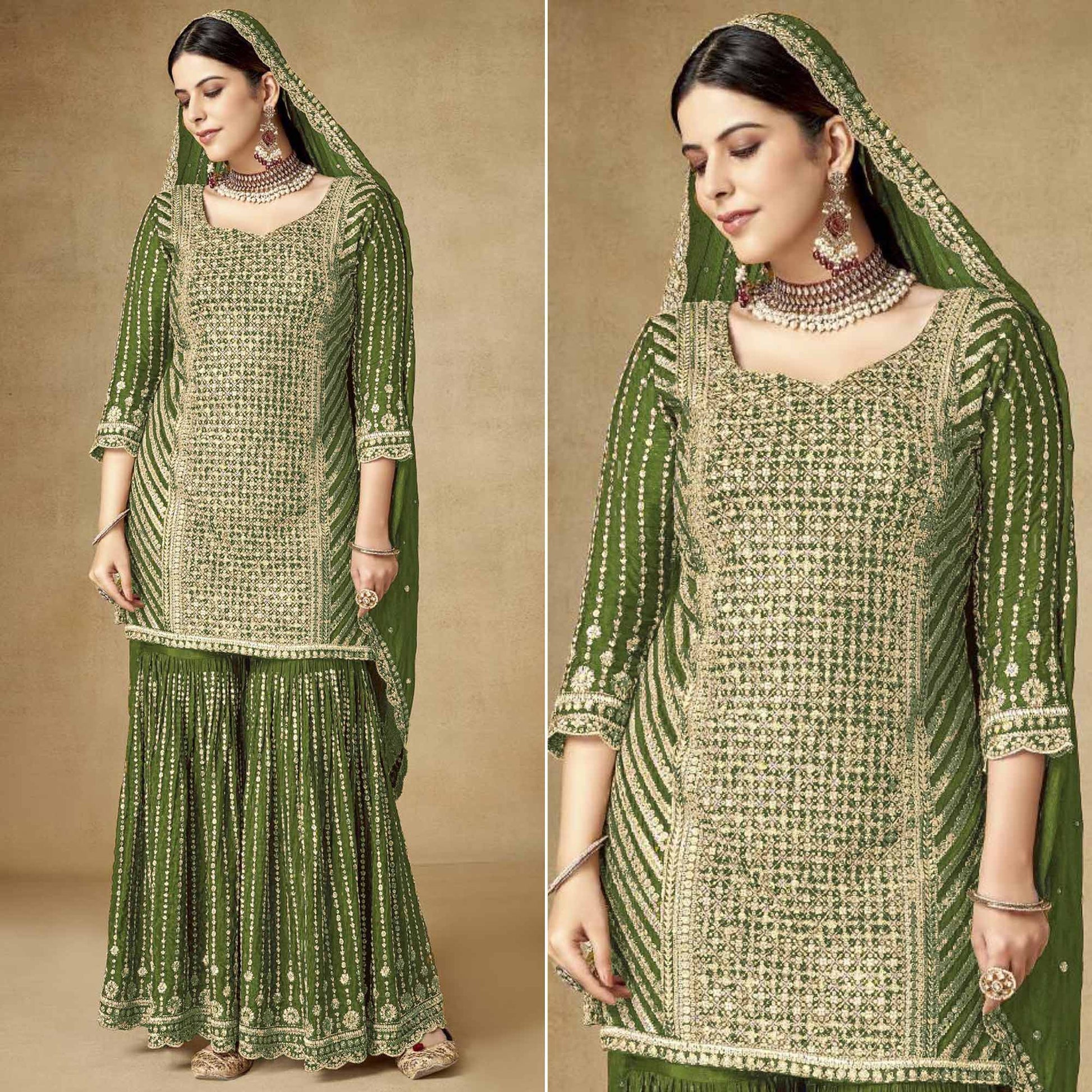 green-sequins-embroidered-chinon-semi-stitched-sharara-suit-1
