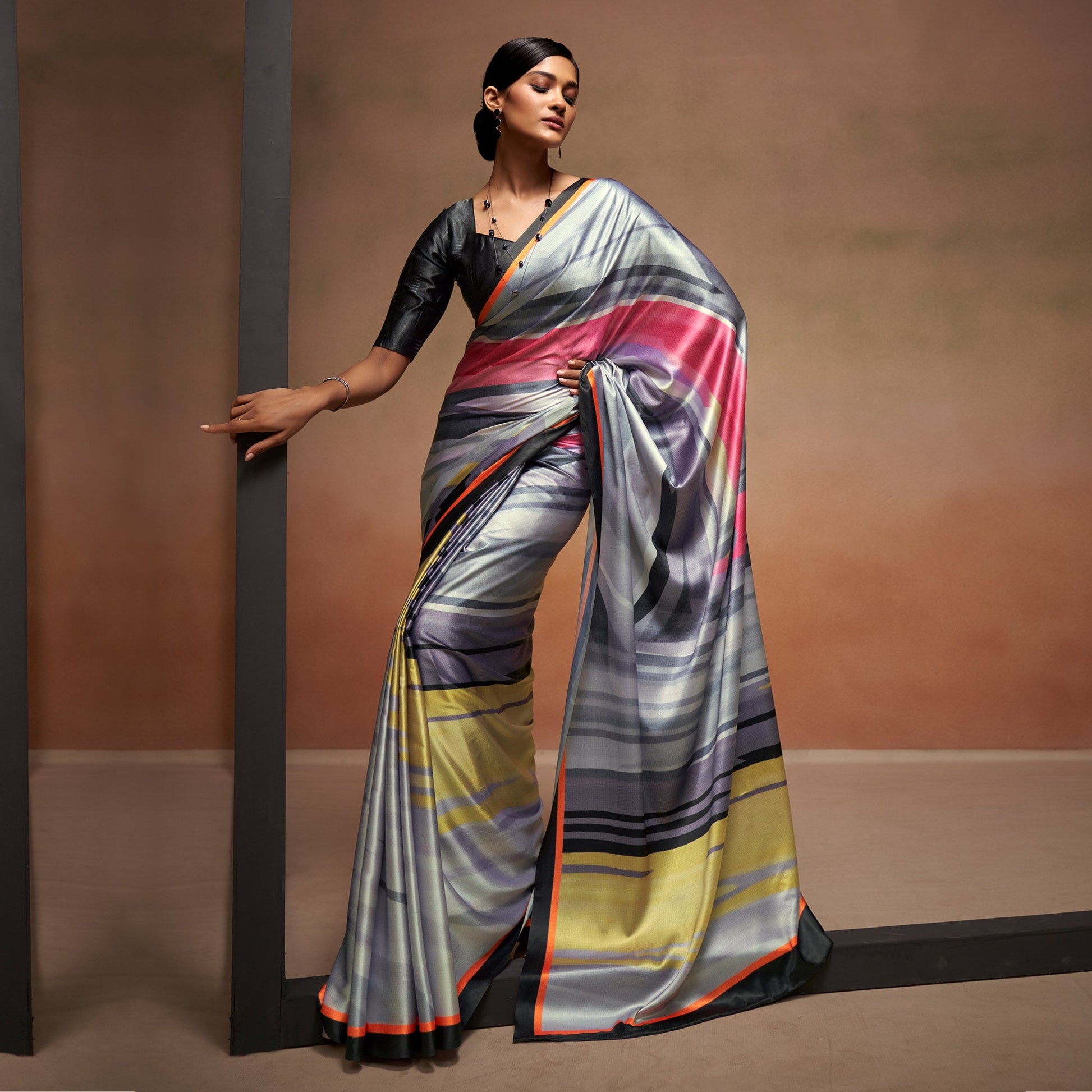grey-digital-printed-satin-saree-3