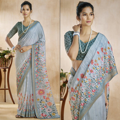 grey-floral-digital-printed-pure-silk-saree