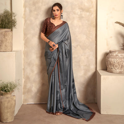 grey-printed-satin-saree-1