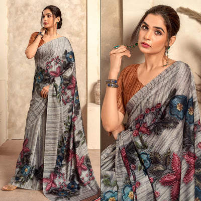 grey-printed-satin-saree-2