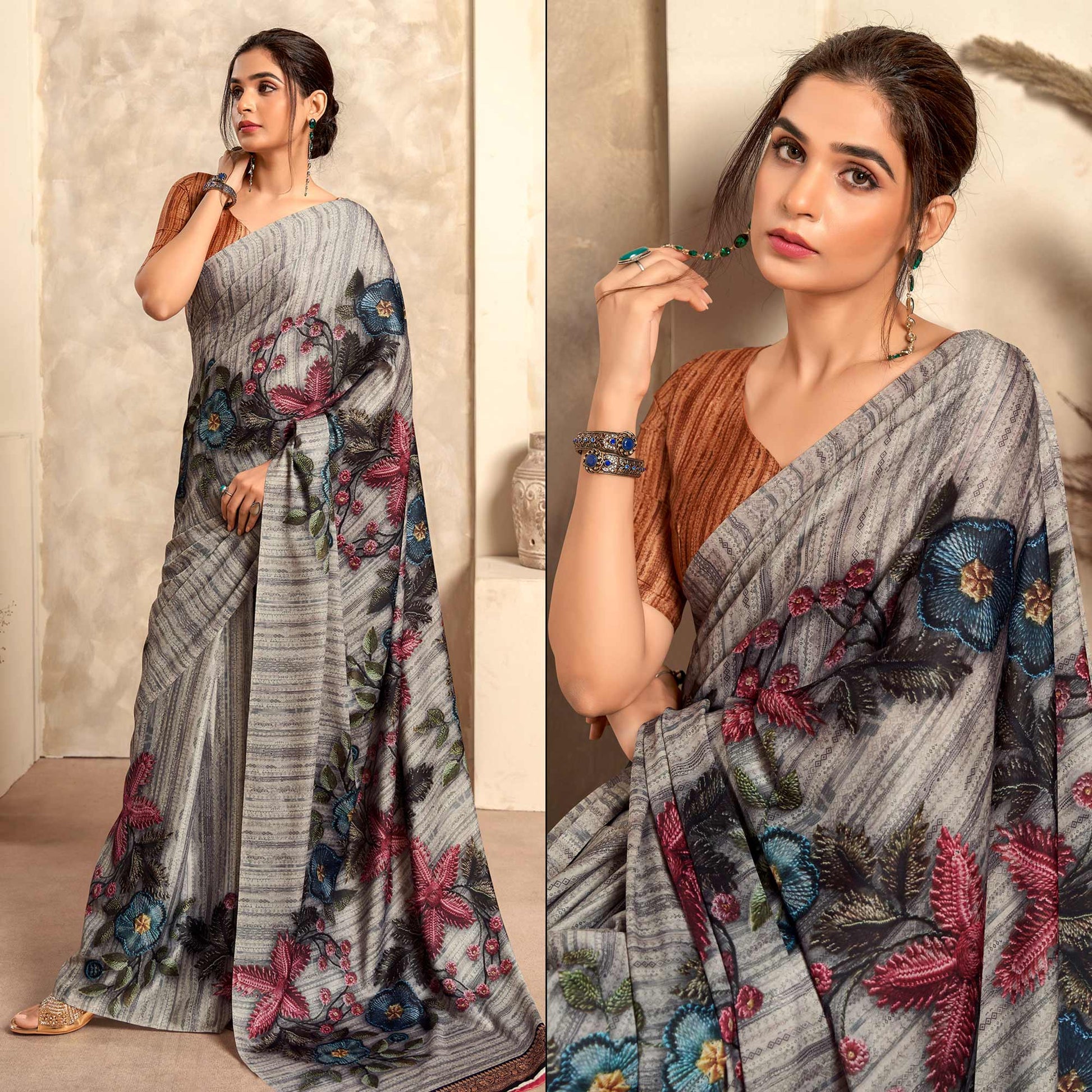 grey-printed-satin-saree-2