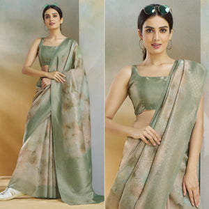 green-woven-with-digital-printed-linen-saree